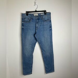 Pull&Bear Light Blue Slim Jeans for Men